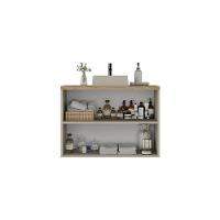 Gabinete Nature 90cm Estilare GAB4032 Nude-carvalho