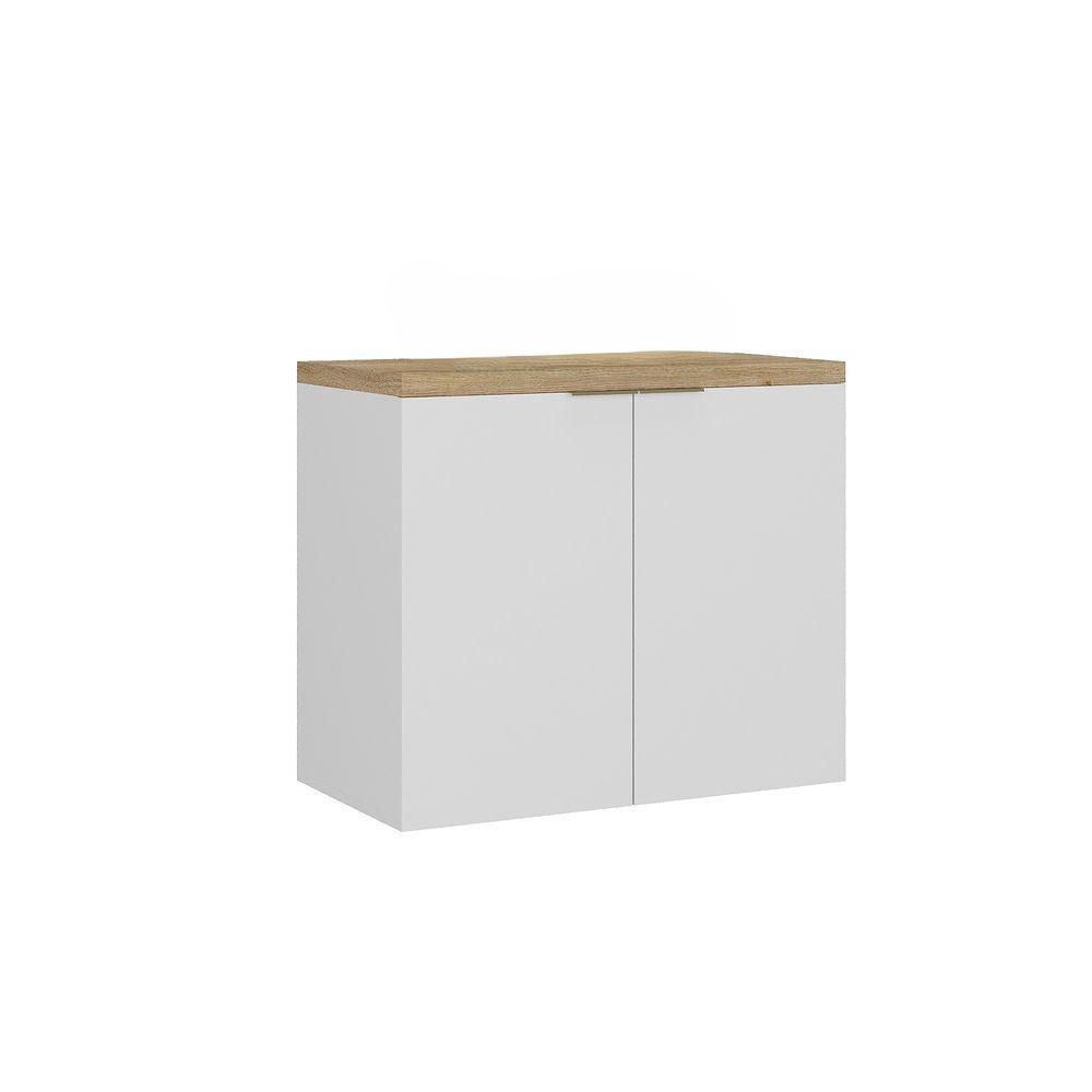 Gabinete Nature 75cm Estilare GAB4011 Branco-carvalho - 2