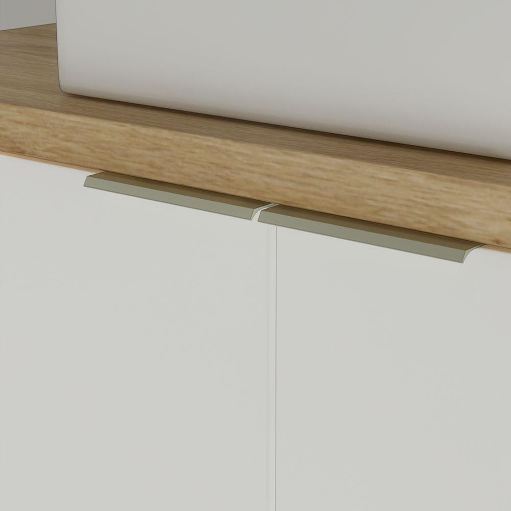 Gabinete Nature 110cm Estilare GAB4035 Carvalho-branco - 6