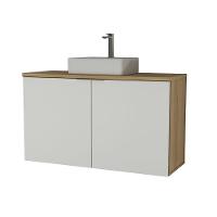 Gabinete Nature 110cm Estilare GAB4035 Carvalho-branco - 3