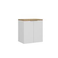 Gabinete Nature 60cm Estilare Gab4008 Branco/carvalho - 2