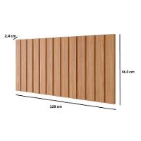 Multiuso De Cozinha Painel Ripado Gourmet Divina 120 Cm Cinamomo - Mgm - 3