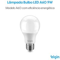 Lâmpada Led Bivolt Bulbo 9 Watts 6500k - 48bled2m09yu - Elgin - 2