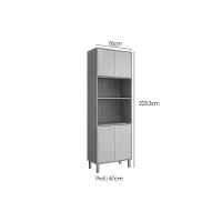 Paneleiro De Cozinha Esplêndida Torre Quente 2 Fornos C- 4 Portas 70cm Cinamomo-titanium - Mgm - 3