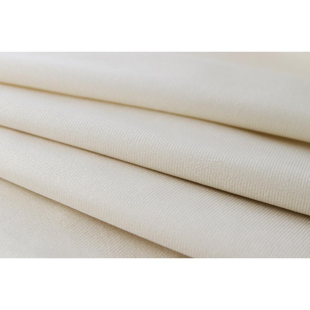 Cabeceira Casal Provençal Luxo 140x60 Suede Off White - Tachas Prata - 4