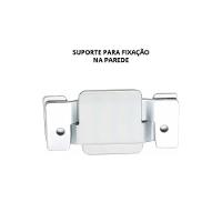 Cabeceira Casal Provençal Luxo 140x60 Suede Off White - Tachas Prata - 6