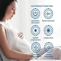 Monitor Fetal Doppler Aparelho Para Ouvir Coracao Do Bebe Ultrassom Batimentos Gravida Verde - 7