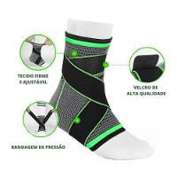 Tornozeleira Ortopédica Ajustável – Suporte De Compressão 360° E Superfície Antiderrapante - 5