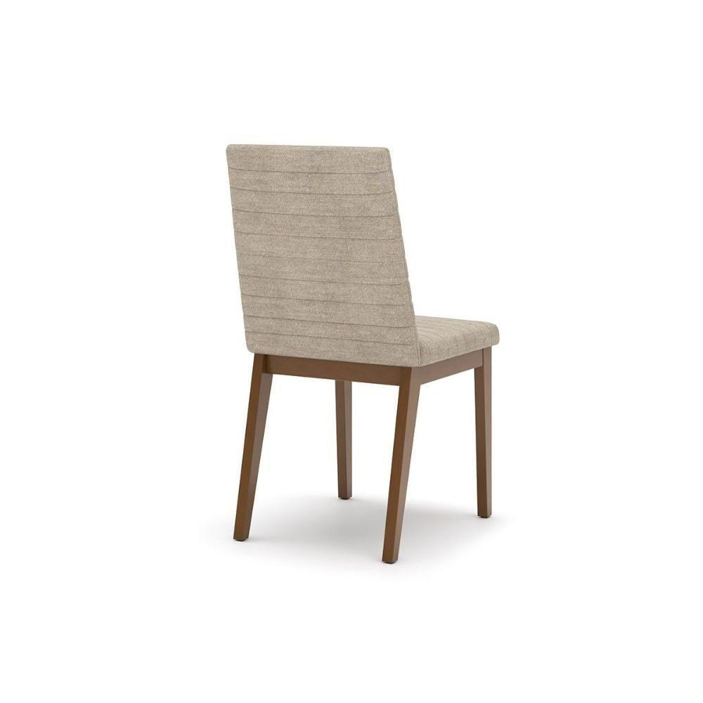 Kit 2 Cadeiras Sala Jantar Elena 2 Un Nature-linho - Henn - 5