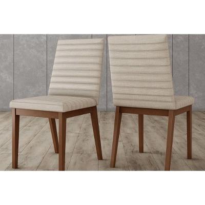Kit 2 Cadeiras Sala Jantar Elena 2 Un Nature-linho - Henn