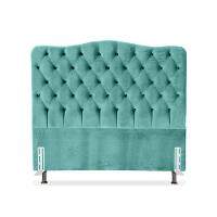 Cabeceira King 193 - Bello Box - Dunas Veludo Tiffany - 2