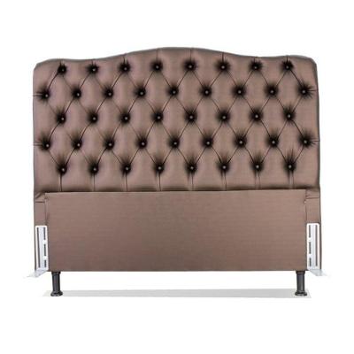 Cabeceira King 193 - Bello Box - Dunas Sintético Marrom