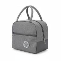 Bolsa Térmica Lancheira Cinza – Praticidade, Estilo E Conservação Para Suas Refeições - 1