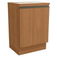 Balcao Para Cooktop Com Tampo 60 Cm 1 Porta Maxxi G742 Canela Kappesberg Canela - 1