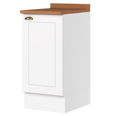 Balcao Com Tampo 1 Porta 40cm Americana Branco Nature Henn Branco Nature