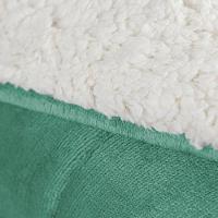 Edredom Bariloche Solteiro Dupla Face Sherpa - Alecrim - 100% Poliéster - 3