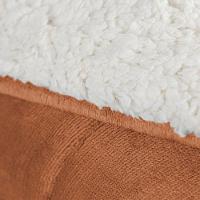 Edredom Bariloche King Dupla Face Sherpa - Apricot - 100% Poliéster - 3