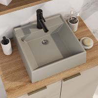 Conjunto Com Cuba Aqua 56,7cm Estilare Cnj4005 Nude/carvalho - 6