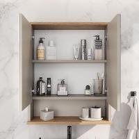 Conjunto Com Cuba Aqua 56,7cm Estilare Cnj4005 Nude/carvalho - 7