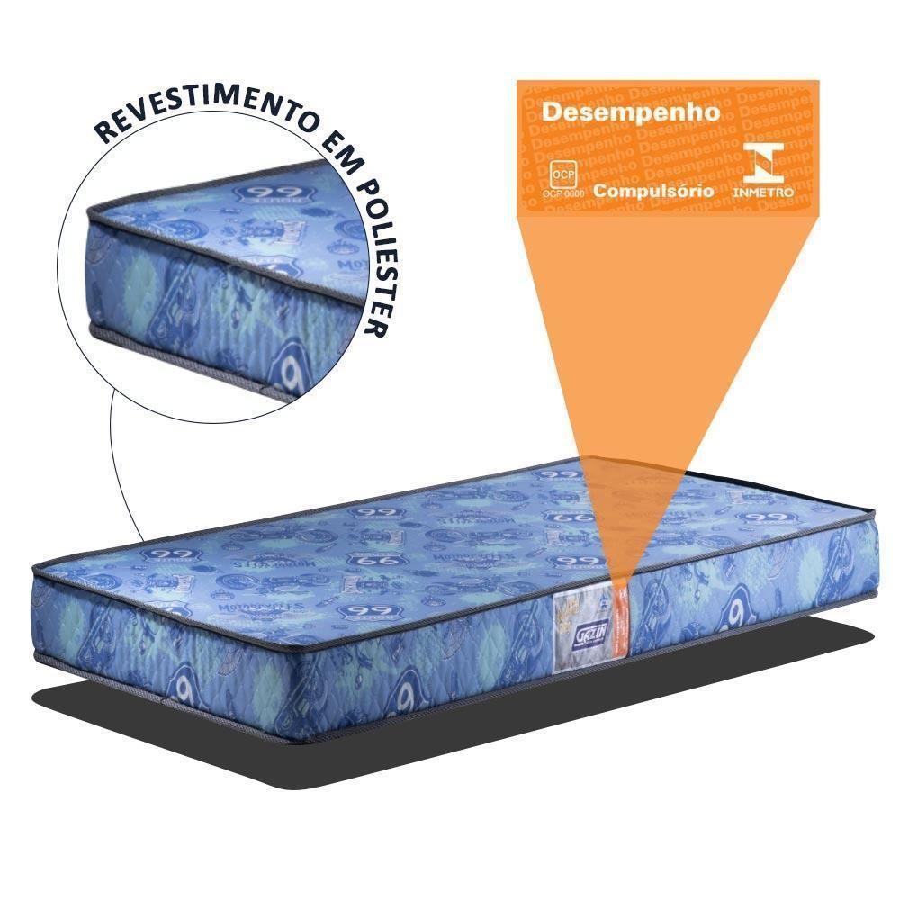 Colchão Gazin Solteiro Espuma D20 88x188x12 Cm - 3