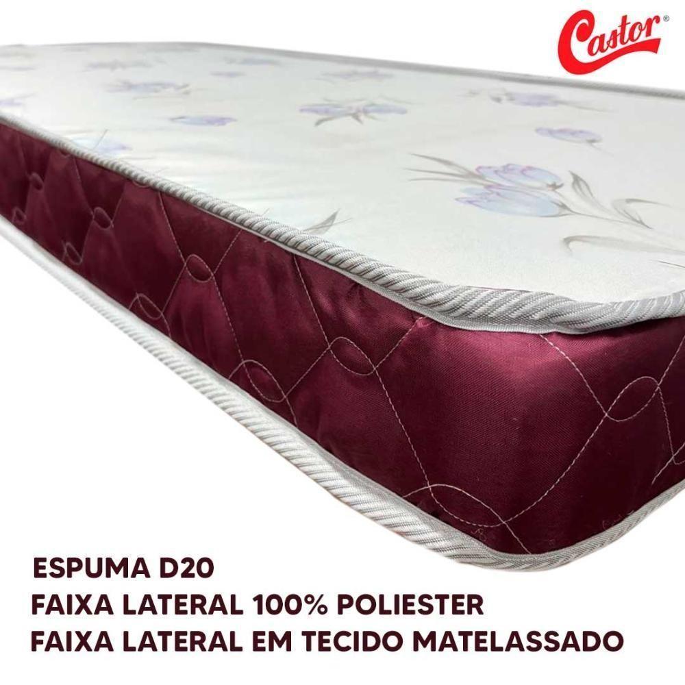 Colchão Solteiro Castor Sleep Max D20 78x188x12 Cm - 2