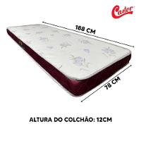 Colchão Solteiro Castor Sleep Max D20 78x188x12 Cm - 3