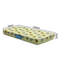 Colchão Bebê Juvenil Infantil 148 X 68 Cm Espuma D18 - 4