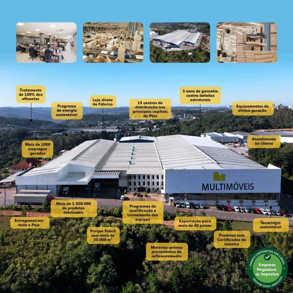 Closet Aberto Modulado Arara Organizadora Com Cabideiro 270cm Allegra Multimóveis Mp4390 Branco/madeirado - 8