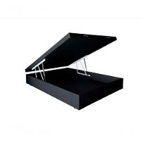 Cama Box Baú Casal Sintético Preto Com Colchão Espuma D33 Marrocos 30cm - 3