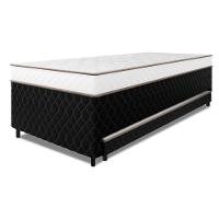 Cama Bibox Solteiro Ortopédica Com Cama Auxiliar Conjugada 88x188x51cm Dani Preto/branco - 6