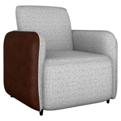 Poltrona Decorativa Zurique 76 Cm Linho Vancouver Bege Corino Whisk Milani Store Bege