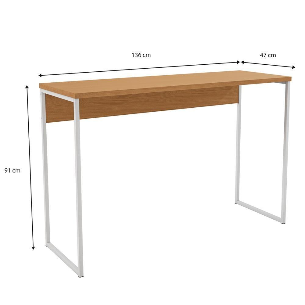 Mesa Bancada Alta Gourmet 136x91 Li043 Canela Branco Kpb Canela Branco - 3