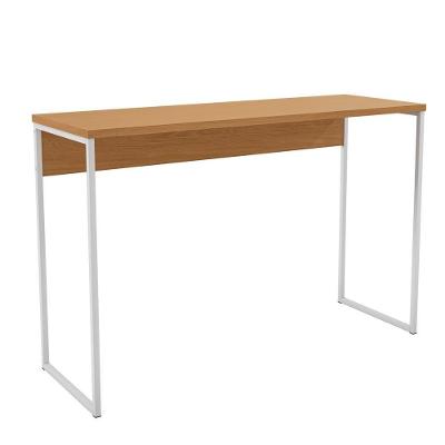 Mesa Bancada Alta Gourmet 136x91 Li043 Canela Branco Kpb Canela Branco