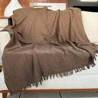 Manta Para Sofá E Cama King 3,00x1,80 Capa Protetor De Sofa Grande Gigante 2 E 3 Lugares Terracota 01 King Marrom Me - 1