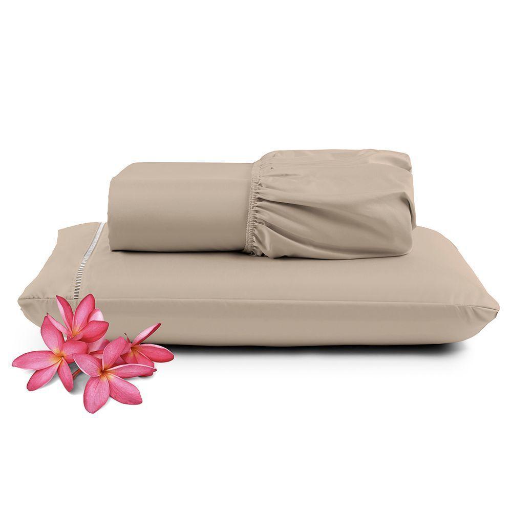 Kit Jogo De Cama Lençol Solteiro Pratik 2 Peças Com 4 Un. Cores 1 - 100% Poliéster - 2