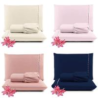 Kit Jogo De Cama Lençol Queen Pratik 3 Peças Com 4 Un. Cores 2 - 100% Poliéster - 1