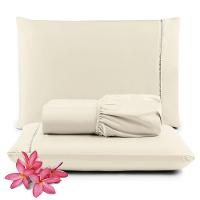 Kit Jogo De Cama Lençol Queen Pratik 3 Peças Com 4 Un. Cores 2 - 100% Poliéster - 2