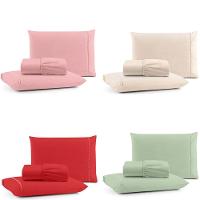 Kit Jogo De Cama Lençol Mirante Queen 3 Peças Com 4 Un. Cores 2 - 100% Algodão - 1