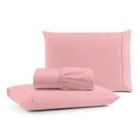 Kit Jogo De Cama Lençol Mirante Queen 3 Peças Com 4 Un. Cores 2 - 100% Algodão - 2