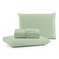 Kit Jogo De Cama Lençol Mirante Queen 3 Peças Com 4 Un. Cores 2 - 100% Algodão - 5
