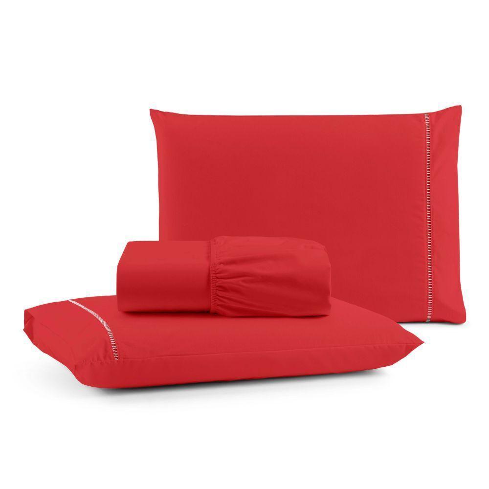 Kit Jogo De Cama Lençol Mirante King 3 Peças Com 4 Un. Cores 2 - 100% Algodão - 4