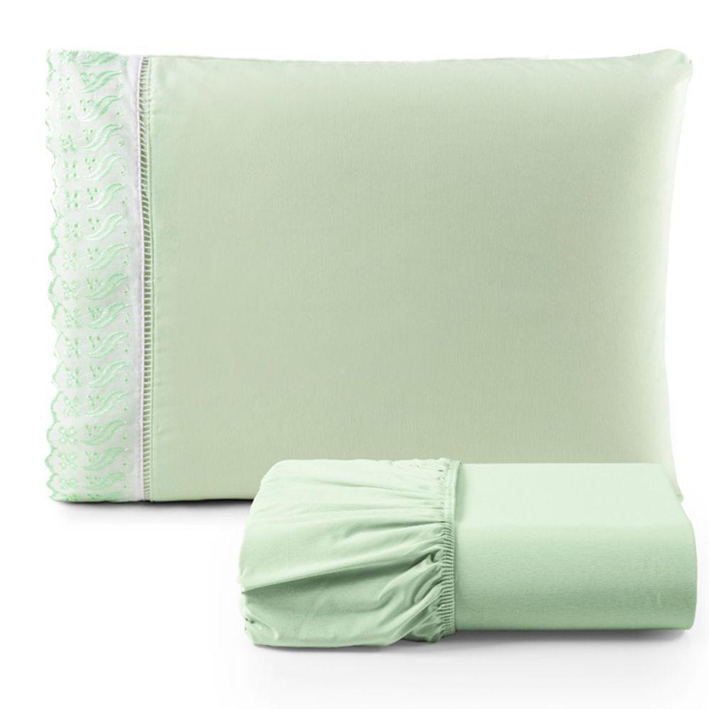 Kit Jogo De Cama Lençol Lese Solteiro 2 Peças Com 4 Un. Cores 2 - 100% Algodão - 5