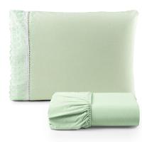 Kit Jogo De Cama Lençol Lese Solteiro 2 Peças Com 4 Un. Cores 2 - 100% Algodão - 5