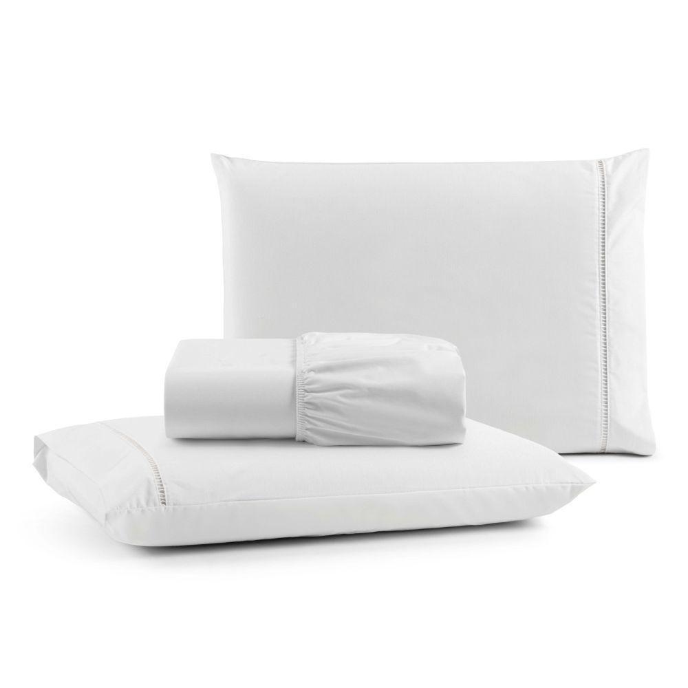 Kit Jogo De Cama Lençol Mirante King 3 Peças Com 4 Un. Cores 1 - 100% Algodão - 5