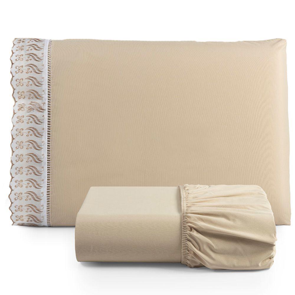 Kit Jogo De Cama Lençol Lese Solteiro 2 Peças Com 4 Un. Cores 1 - 100% Algodão - 5