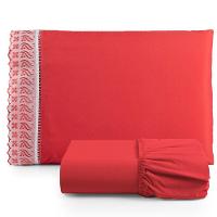 Kit Jogo De Cama Lençol Lese Solteiro 2 Peças Com 4 Un. Cores 1 - 100% Algodão - 3