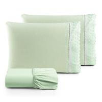 Kit Jogo De Cama Lençol Lese Queen 2 Peças Com 4 Un. Cores 2 - 100% Algodão - 2