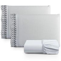 Kit Jogo De Cama Lençol Lese Queen 2 Peças Com 4 Un. Cores 2 - 100% Algodão - 5