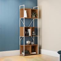 Estante Alta Com 3 Nichos 202x72 Cm Li014 Canela Branco Kpb Canela Branco - 6