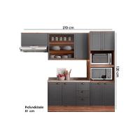 Cozinha Modulada Carraro Bella 4 Peças (2aéreos+1balcão+1torrequente) C4p197 Branco-carraro - 2